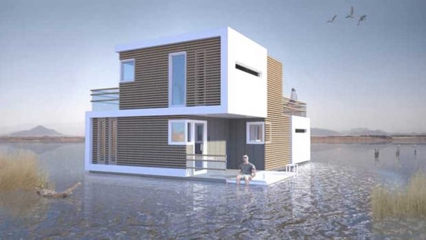 خانه شناور تفکیک پذیر