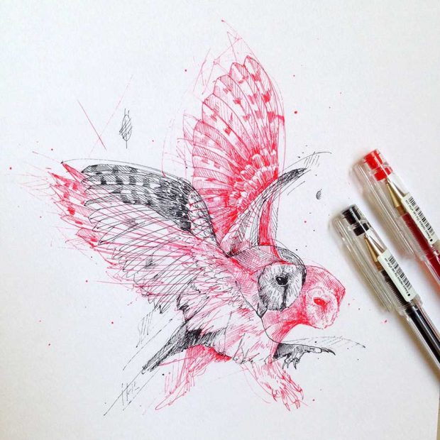 ترسیم ترکیبی حیوانات با جهان طبیعت ! 2 ترسیم ترکیبی حیوانات با جهان طبیعت