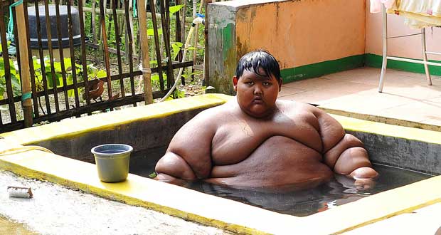 چاق ترین پسر بچه جهان