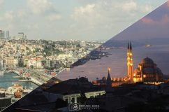 تصاویری دیدنی از پروژه عکاسی تلفیقی روز و شب استانبول
