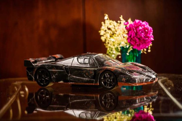 ساخت مجسمه سنگی خودرو با سنگ مرمر ! 12 مجسمه سنگی خودرو