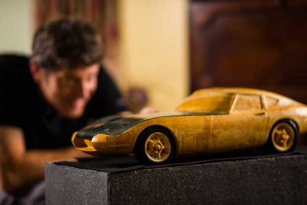 ساخت مجسمه سنگی خودرو با سنگ مرمر ! 2 مجسمه سنگی خودرو