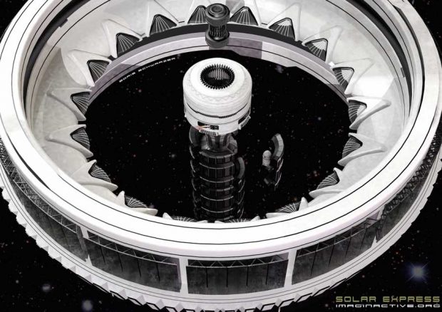 طراحی قطار فضایی سولار اکسپرس با سرعتی معادل نور + عکس 4 قطار فضایی سولار اکسپرس