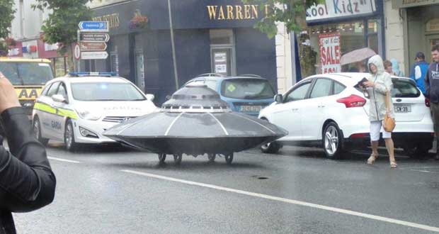 UFO on the streets of Ireland