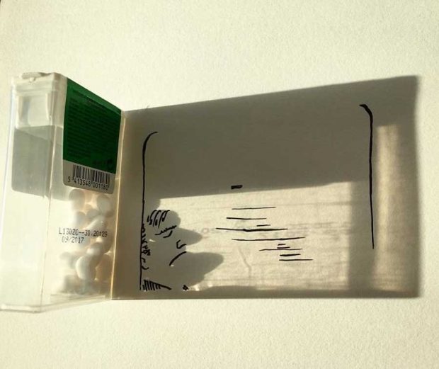 نقاشی با سایه اشیا