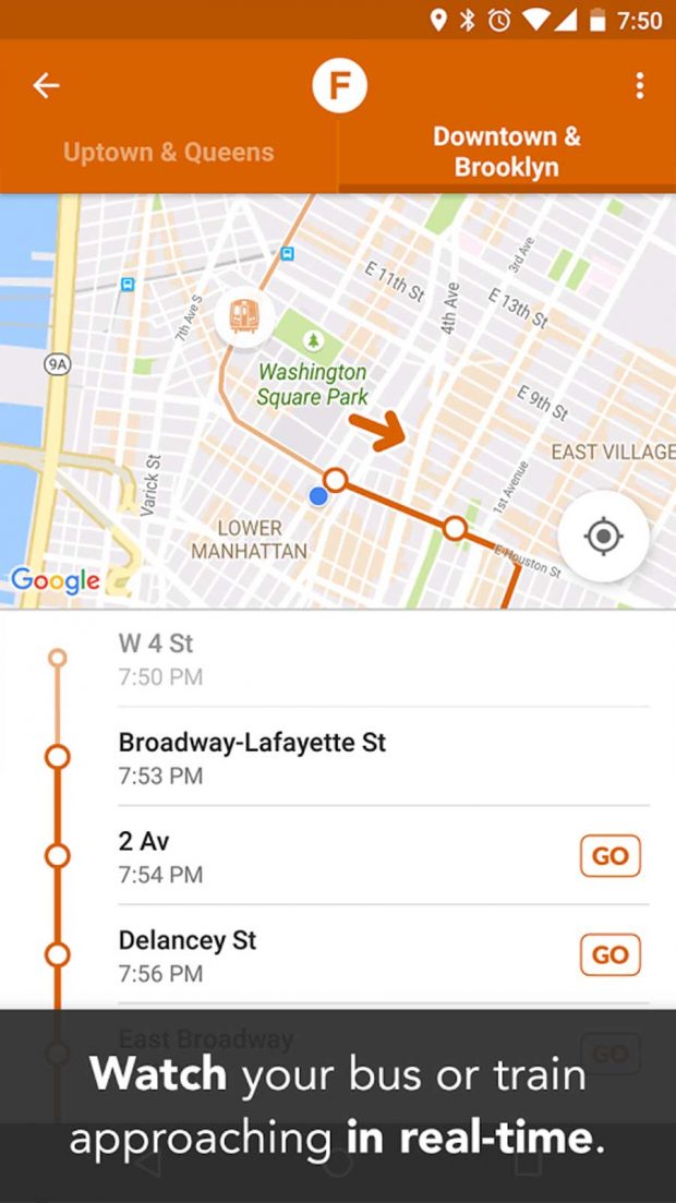 اپلیکیشن‌ Transit