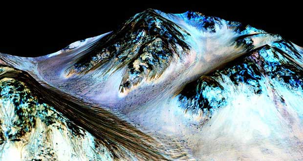 آب مایع روی سطح مریخ