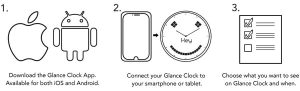 با ساعت دیواری هوشمند Glance Clock آشنا شوید