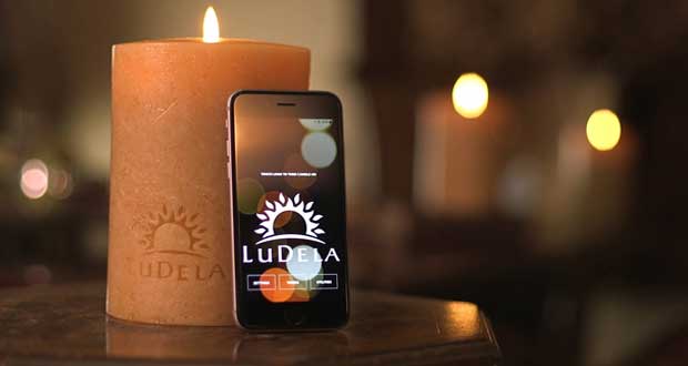 شمع هوشمندی که با تلفن همراه روشن می شود