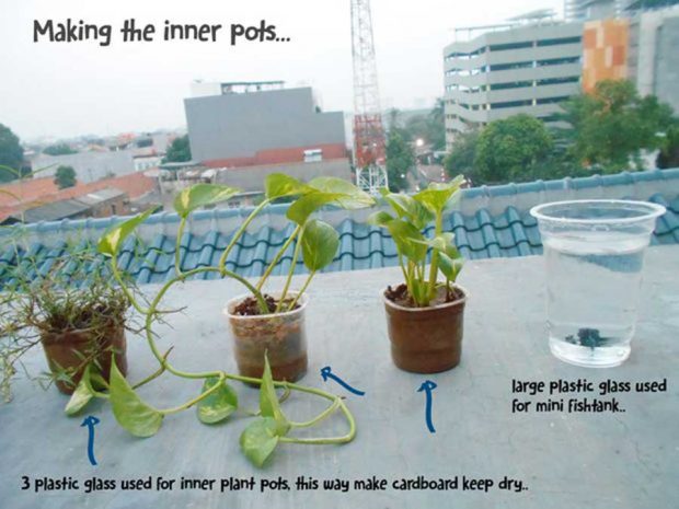 ساخت گلدان کاغذی خلاقانه با قابلیت نورپردازی جالب + عکس 10 آموزش ساخت گلدان کاغذی و نورانی