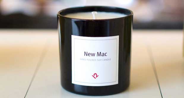 رایحه تولیدات کمپانی اپل از شمع New mac استشمام کنید !
