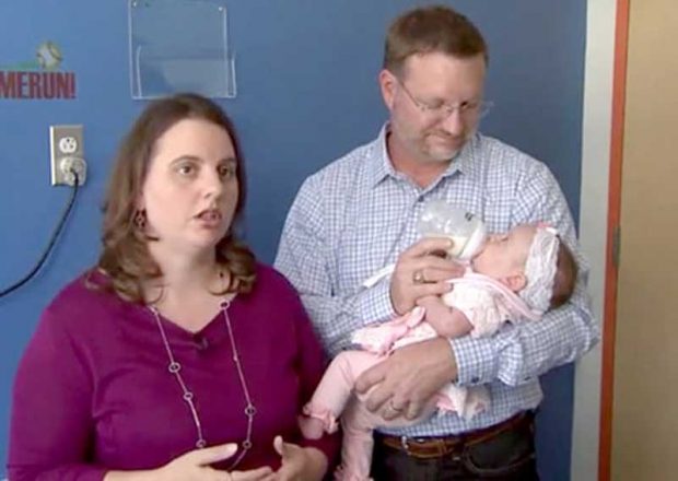 تولد عجیب یک دختر بچه ای آمریکایی در ۲ زمان متفاوت + عکس 2 تولد عجیب یک دختر بچه ای آمریکایی در 2 زمان متفاوت