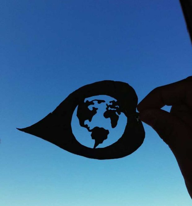 هنر رسم با برگ و طبیعت با هنرمندی خلاقانه یک ژاپنی + عکس 4 تصاویری از هنر رسم با برگ و طبیعت