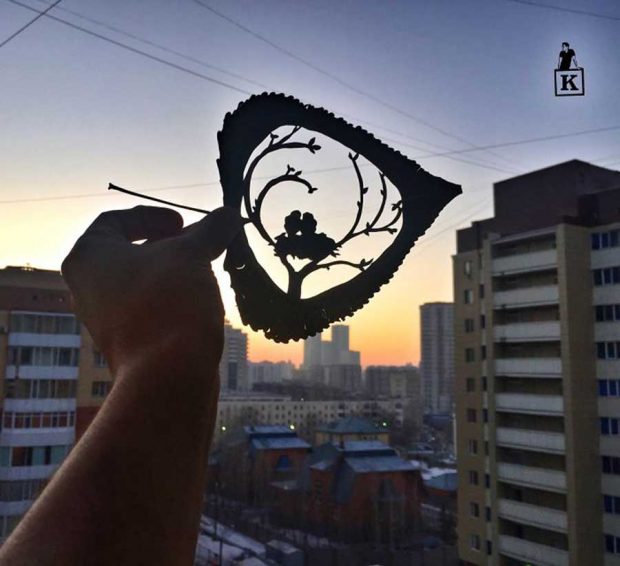 هنر رسم با برگ و طبیعت با هنرمندی خلاقانه یک ژاپنی + عکس 10 تصاویری از هنر رسم با برگ و طبیعت