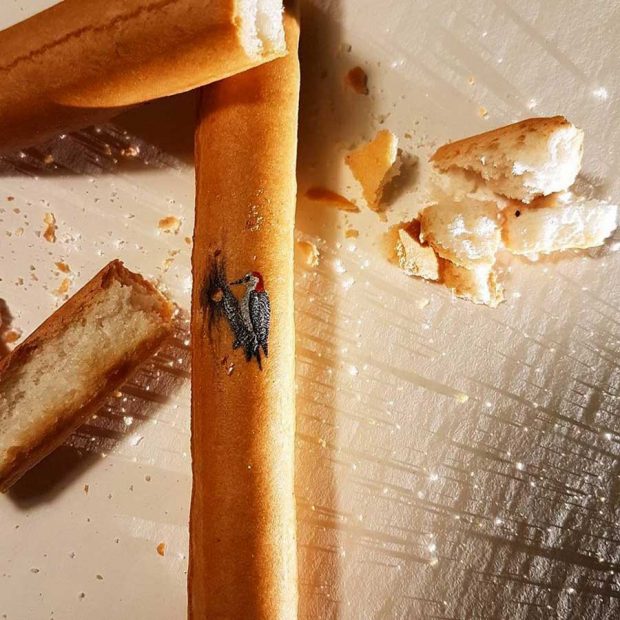 نقاشی مینیاتوری بر روی اشیاء ریز توسط یک نقاش ترک 6 نقاشی مینیاتوری بر روی اشیاء ریز هنر دستان نقاش ترک