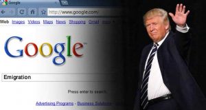 آمار جستجو در مورد ترامپ