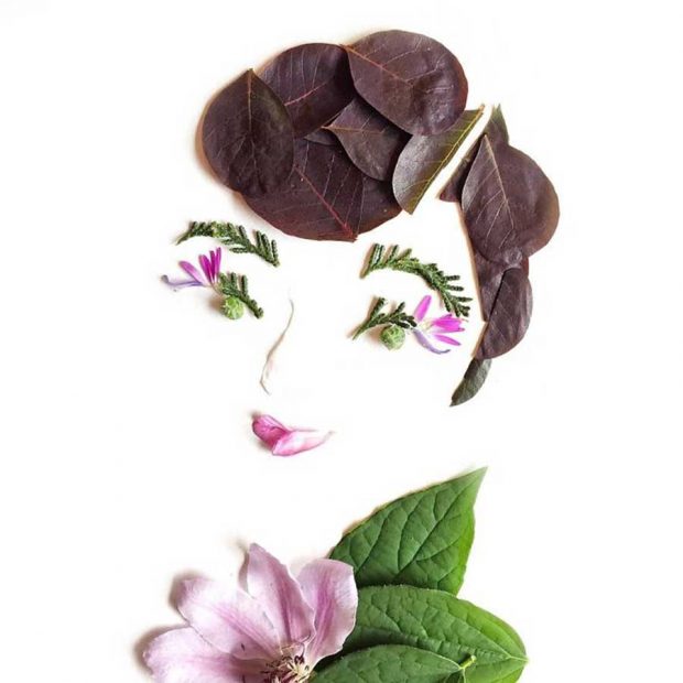 تصاویری از آثار هنرمندی که گلبرگ‌ها را به نقاشی‌های دیدنی تبدیل می کند