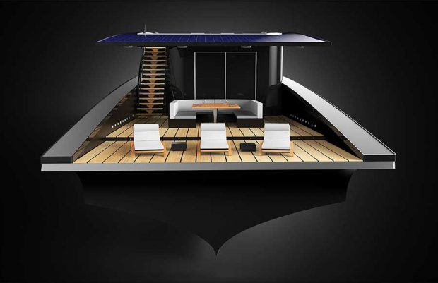 قایقی لوکس خورشیدی