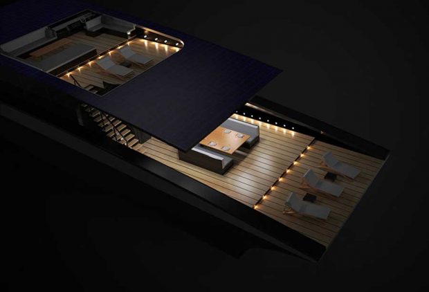 قایقی لوکس خورشیدی