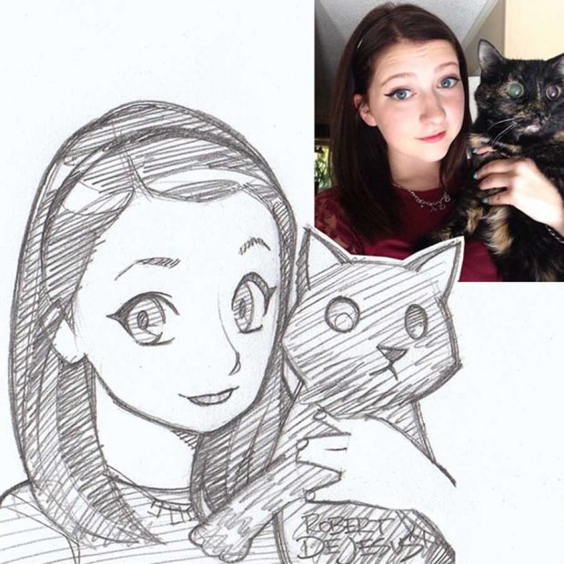 تبدیل تصاویر مردم و حیوانات خانگی آن ها به شخصیت های کارتونی 17 شخصیت های کارتونی