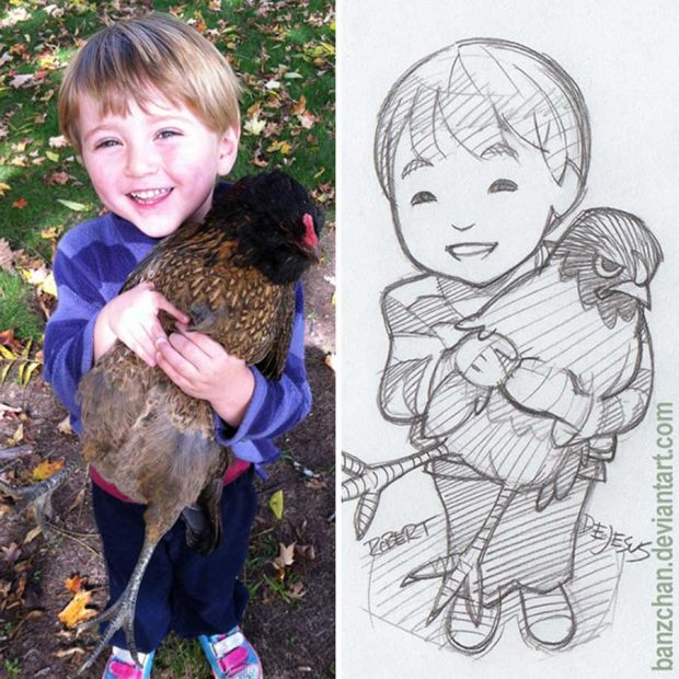 تبدیل تصاویر مردم و حیوانات خانگی آن ها به شخصیت های کارتونی 20 شخصیت های کارتونی