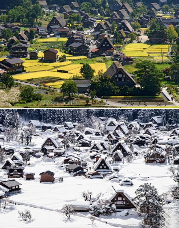 تصاویر دیدنی از مناظر طبیعی قبل و بعد از بارش برف 19 تصاویر دیدنی از مناظر طبیعی قبل و بعد از بارش برف