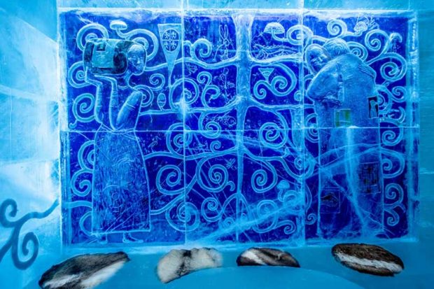 سفری به هتل یخی لوکس و دیدنی روستای جوکاسجاروی در مدار قطب شمال 9 هتل یخی