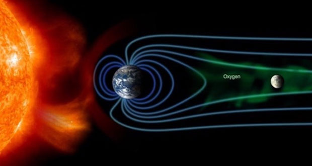 ارسال اکسیژن از جو زمین به سمت ماه