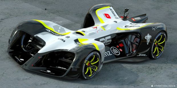 معرفی خودرو مسابقه ای خودران روبوکار در حاشیه کنگره جهانی موبایل 3 خودرو مسابقه ای خودران روبوکار