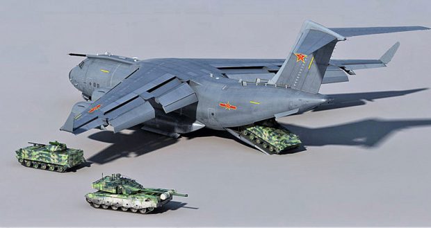 هواپیمای ترابری نظامی Xian Y-20 غولی از سرزمین اژدهها + عکس 3 هواپیمای ترابری نظامی Xian Y-20