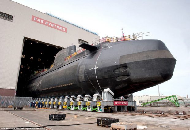 زیردریایی هسته ای hms audacious