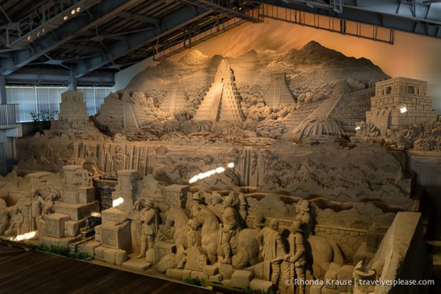 نگاهی به مجسمه های شنی خارق العاده موزه شنی توتوری ژاپن 4 مجسمه های شنی