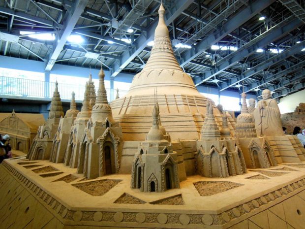 نگاهی به مجسمه های شنی خارق العاده موزه شنی توتوری ژاپن 2 مجسمه های شنی