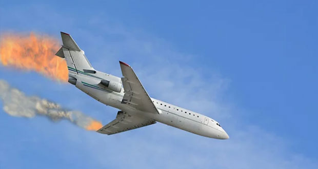 سقوط هواپیمای مسافربری در اصفهان