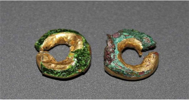 کشف حلقه‌ های طلایی باستانی