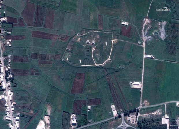 تصاویر ماهواره‌ ای قبل و بعد از حمله هوایی آمریکا به سوریه