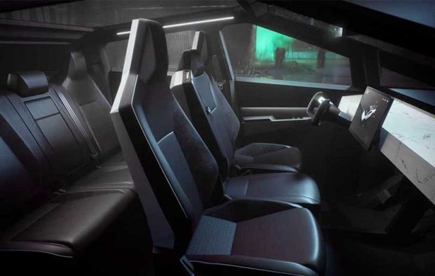 تسلا سایبرتراک خلافکاران شهر دبی را تعقیب خواهد کرد 10 تسلا سایبرتراک