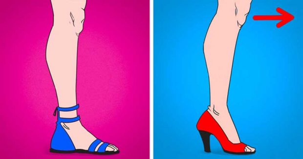 ضررهای کفش پاشنه بلند