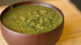 طرز تهیه سوپ اسفناج با خامه