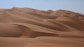 تپه شنی ربع الخالی در شبه جزیره عربستان