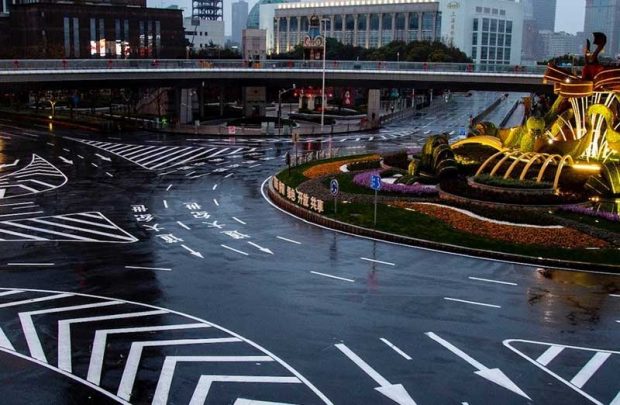 خیابان های شانگهای بعد از ویروس کرونا + عکس 6 خیابان های شانگهای