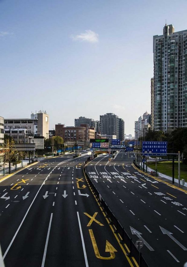 خیابان های شانگهای بعد از ویروس کرونا + عکس 10 خیابان های شانگهای