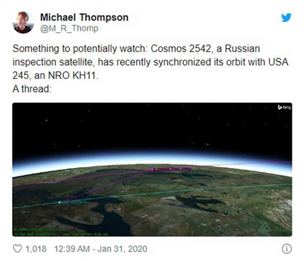 ماهواره جاسوسی روسیه