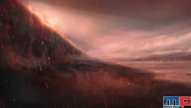 بارش آهن مذاب