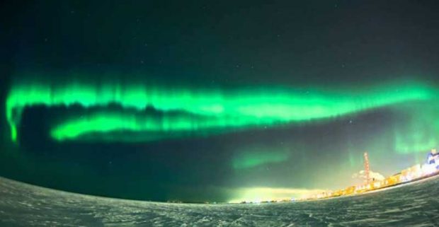 تماشای شفق قطبی در روسیه