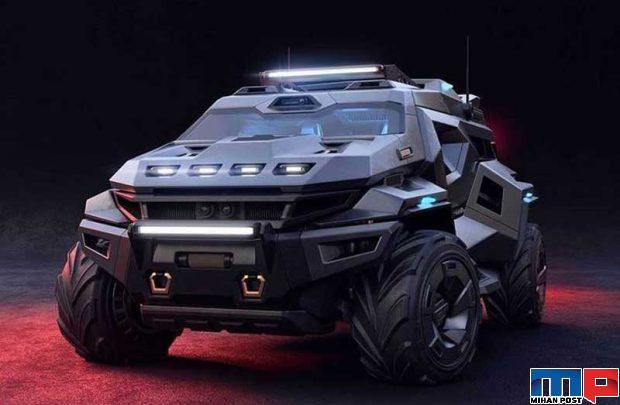نگاهی به تصاویر مفهومی از خودرو آخرالزمانی میلن ایوانف 2 خودرو آخرالزمانی