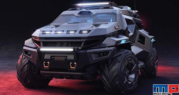 نگاهی به تصاویر مفهومی از خودرو آخرالزمانی میلن ایوانف 9 خودرو آخرالزمانی