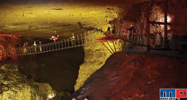 سفری به تنها زیپ لاین زیر زمینی جهان در کشور آمریکا! 1 زیپ لاین زیر زمینی