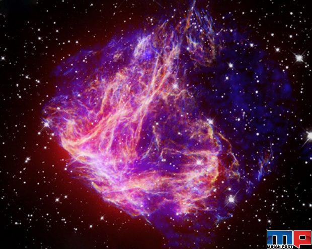 تصویری از بقایای یک ابرنواختر