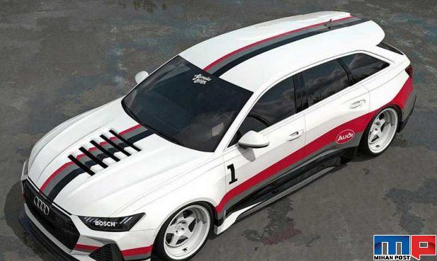 رندر گرافیکی آئودی آر اس آوانت 6 Audi RS6 Avant منتشر شد 4 آئودی آر اس آوانت 6 Audi RS6 Avant